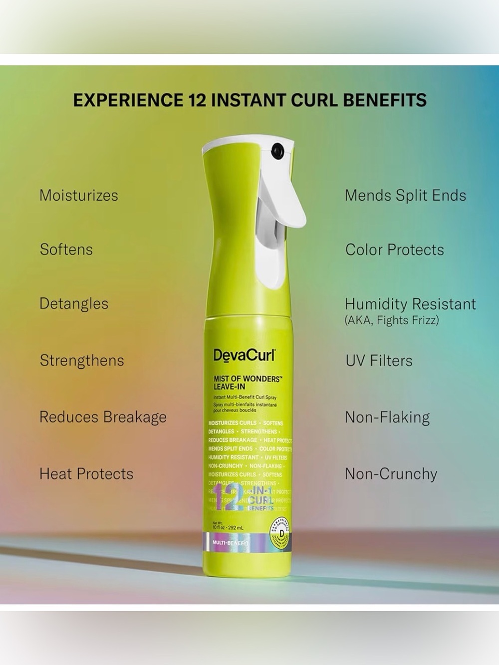 DevaCurl Mist Of Wonders Leave-In Multi-Benefit Curl Spray